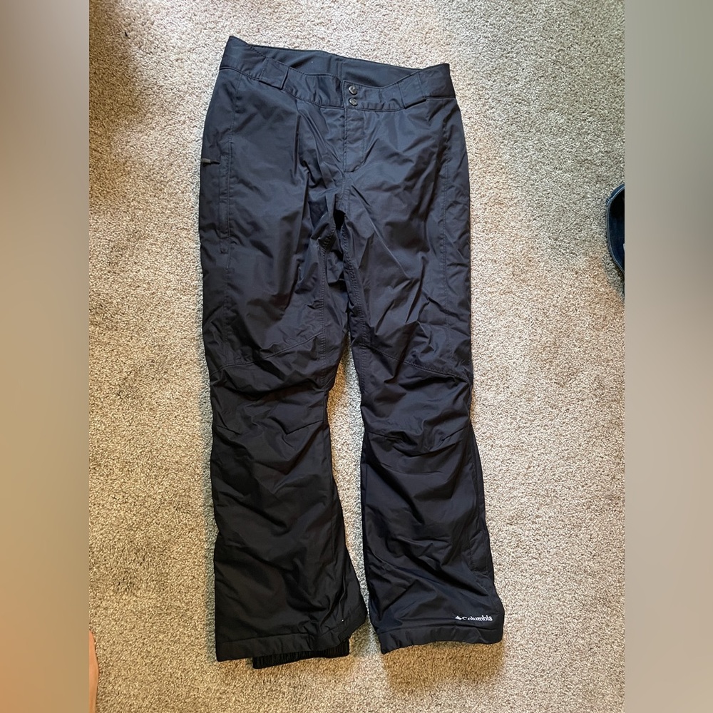 Columbia Black Waterproof Pants Relaxed Fit